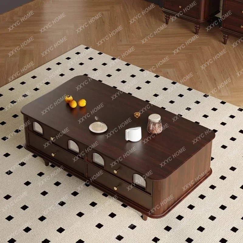 solid wood coffee table living room household small apartment removable small table
solid wood coffee table living room household small apartment removable small table