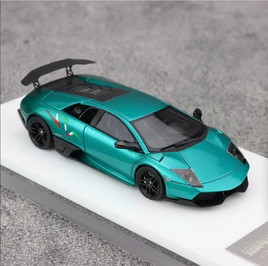 Cars' Lounge 1:64 Murcielago SV LP670 Anniversary Blue Limited Edition Custom resin simulation car model children's toy gift
Cars' Lounge 1:64 Murcielago SV LP670 Anniversary Blue Limited Edition Custom resin simulation car model children's toy gift