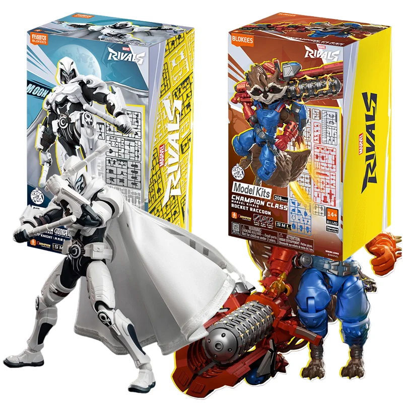 Blockees Marvel Super-Heroes Guardians of the Galaxy Rocket Raccoon Moon Knight Assembled Mobile Figure Toy
Blockees Marvel Super-Heroes Guardians of the Galaxy Rocket Raccoon Moon Knight Assembled Mobile Figure Toy