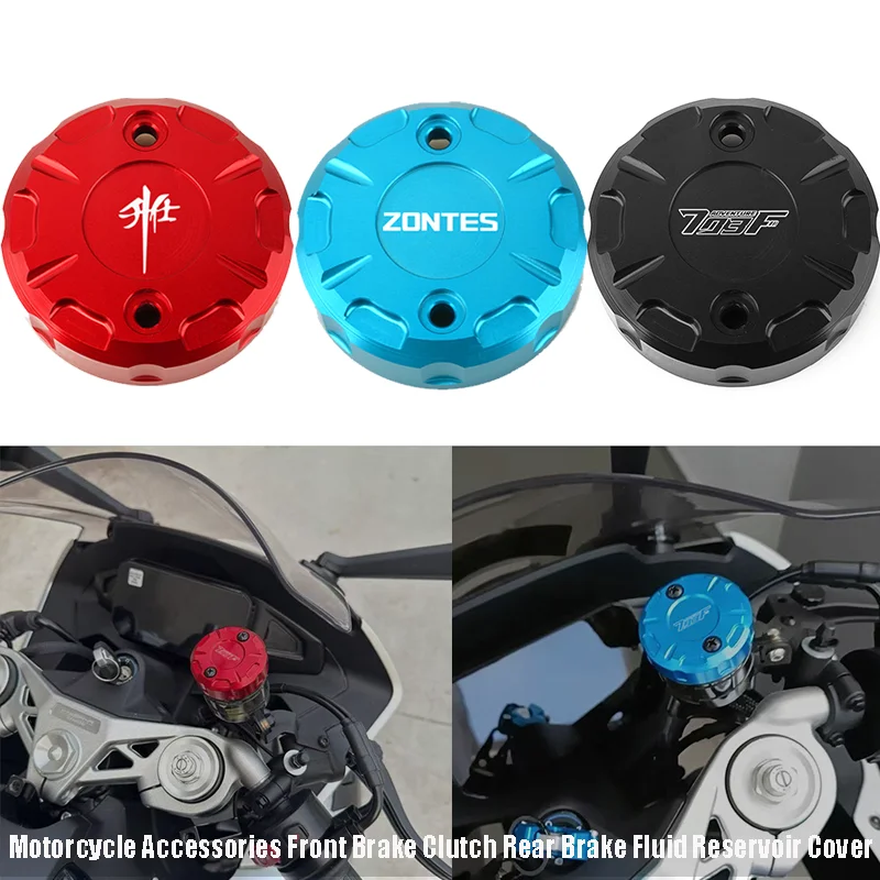 For Zontes 703F Adventure ADV 2023-2026+ Motorcycle Front Brake Clutch Brake Fluid Reservoir Cover Accessories 703F ADVENTURE
For Zontes 703F Adventure ADV 2023-2026+ Motorcycle Front Brake Clutch Brake Fluid Reservoir Cover Accessories 703F ADVENTURE