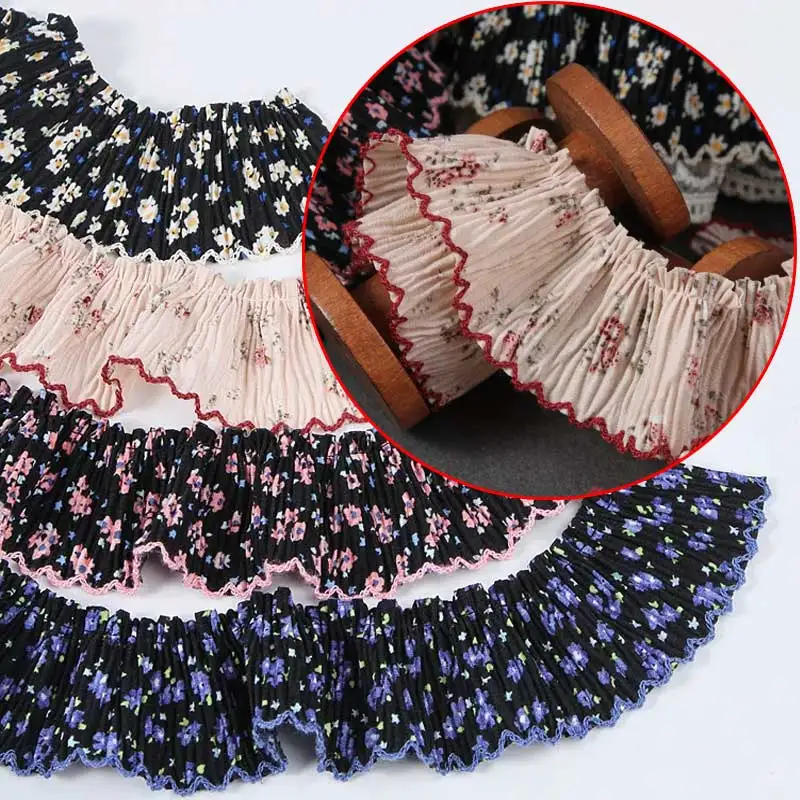 4.5CM 10/20Yards Chiffon Bud-edge Floral-print Pleated Single-sided Lace Baby Clothes Cuffs Pet Clothing Accessories Headwear
4.5CM 10/20Yards Chiffon Bud-edge Floral-print Pleated Single-sided Lace Baby Clothes Cuffs Pet Clothing Accessories Headwear