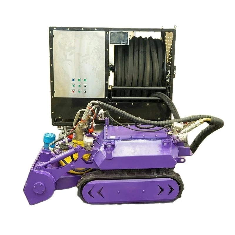 Underwater dredging robot crawler remote control self-walking robot river drainage and dredging automatic dredging mud
Underwater dredging robot crawler remote control self-walking robot river drainage and dredging automatic dredging mud