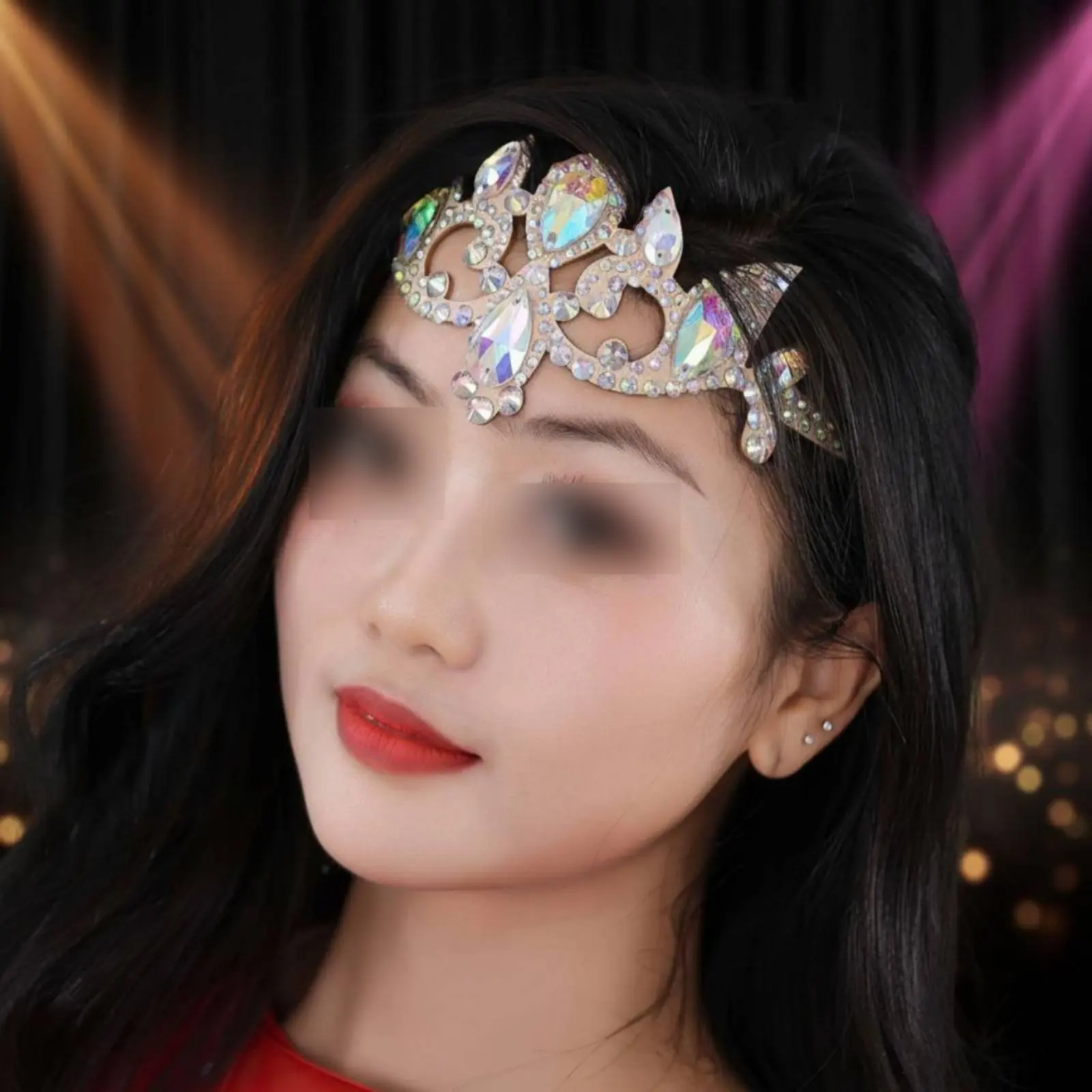 Belly Dance Headpiece Handmade Belly Dance Head Chain Crystal Forehead Chain Skin-Comfortable Backing Headdress Elastic Band
Belly Dance Headpiece Handmade Belly Dance Head Chain Crystal Forehead Chain Skin-Comfortable Backing Headdress Elastic Band