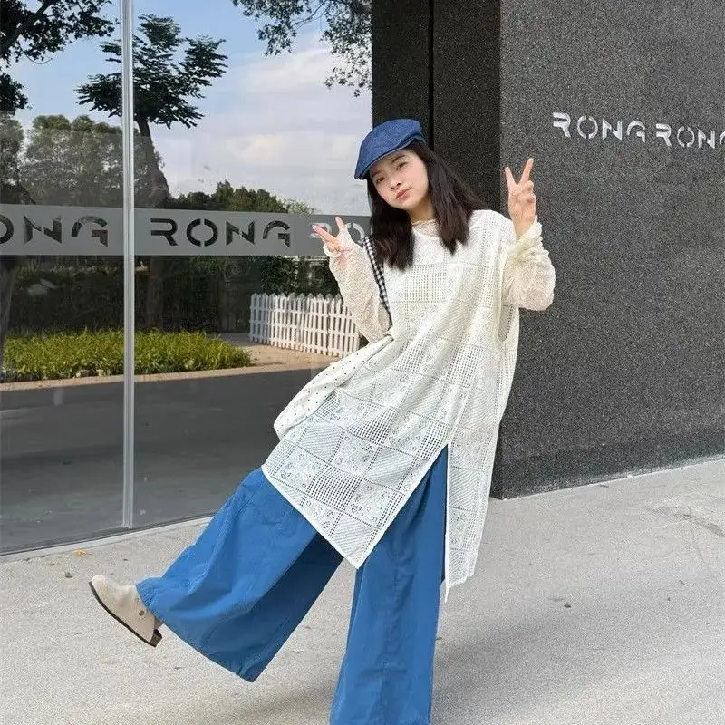 Korea Two-Piece Set Long-Sleeved Base Shirt Layered Shirt Vest Vest Skirt Women 2025 Spring Summer New Niche Design Set
Korea Two-Piece Set Long-Sleeved Base Shirt Layered Shirt Vest Vest Skirt Women 2025 Spring Summer New Niche Design Set