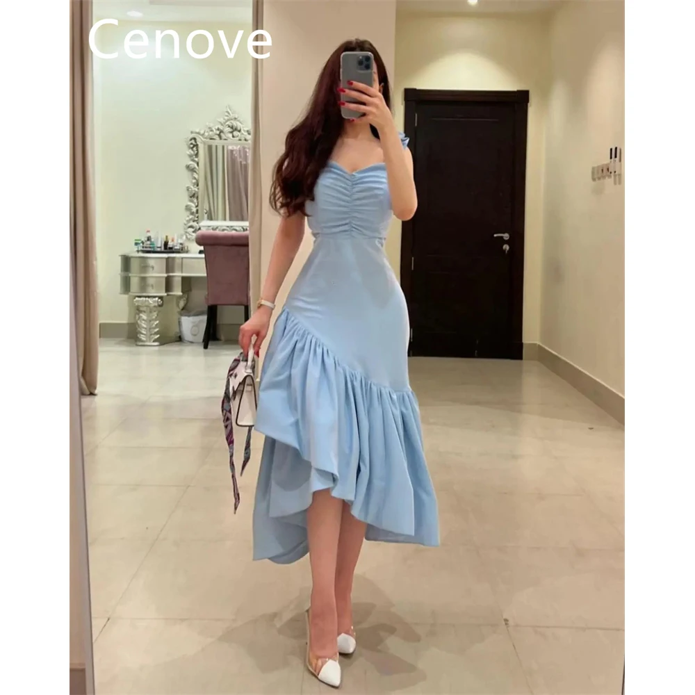 Noble Sky Blue Midi Length Summer Formal Evening Dress For Women 2023 Saudi Arabia Mermaid Custom Gowns Prom Dress
Noble Sky Blue Midi Length Summer Formal Evening Dress For Women 2023 Saudi Arabia Mermaid Custom Gowns Prom Dress