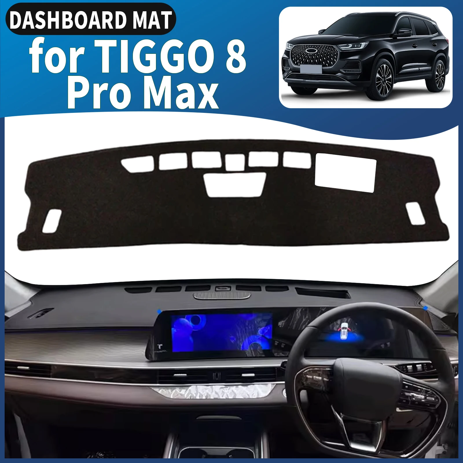 fit for CHERY TIGGO 8 Pro Max 2024 2025 Car Dashmat Dashboard Cover Pad DashMat Sunshade Accessories Protective Carpet Leather
fit for CHERY TIGGO 8 Pro Max 2024 2025 Car Dashmat Dashboard Cover Pad DashMat Sunshade Accessories Protective Carpet Leather