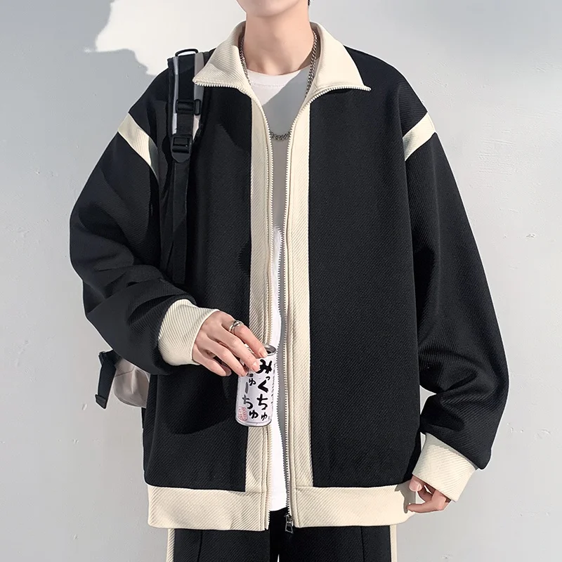 American Retro Color Blo Men's Jaet Loose Casual Stand Collar Youth Spor Autumn Outerwear Premium Fabric Windproof
American Retro Color Blo Men's Jaet Loose Casual Stand Collar Youth Spor Autumn Outerwear Premium Fabric Windproof