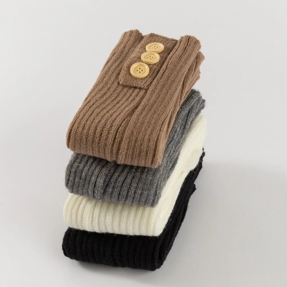 New Solid Color Leg Warmers Harajuku Button Mid-Calf Sock Thickened Boot Covers Women
New Solid Color Leg Warmers Harajuku Button Mid-Calf Sock Thickened Boot Covers Women