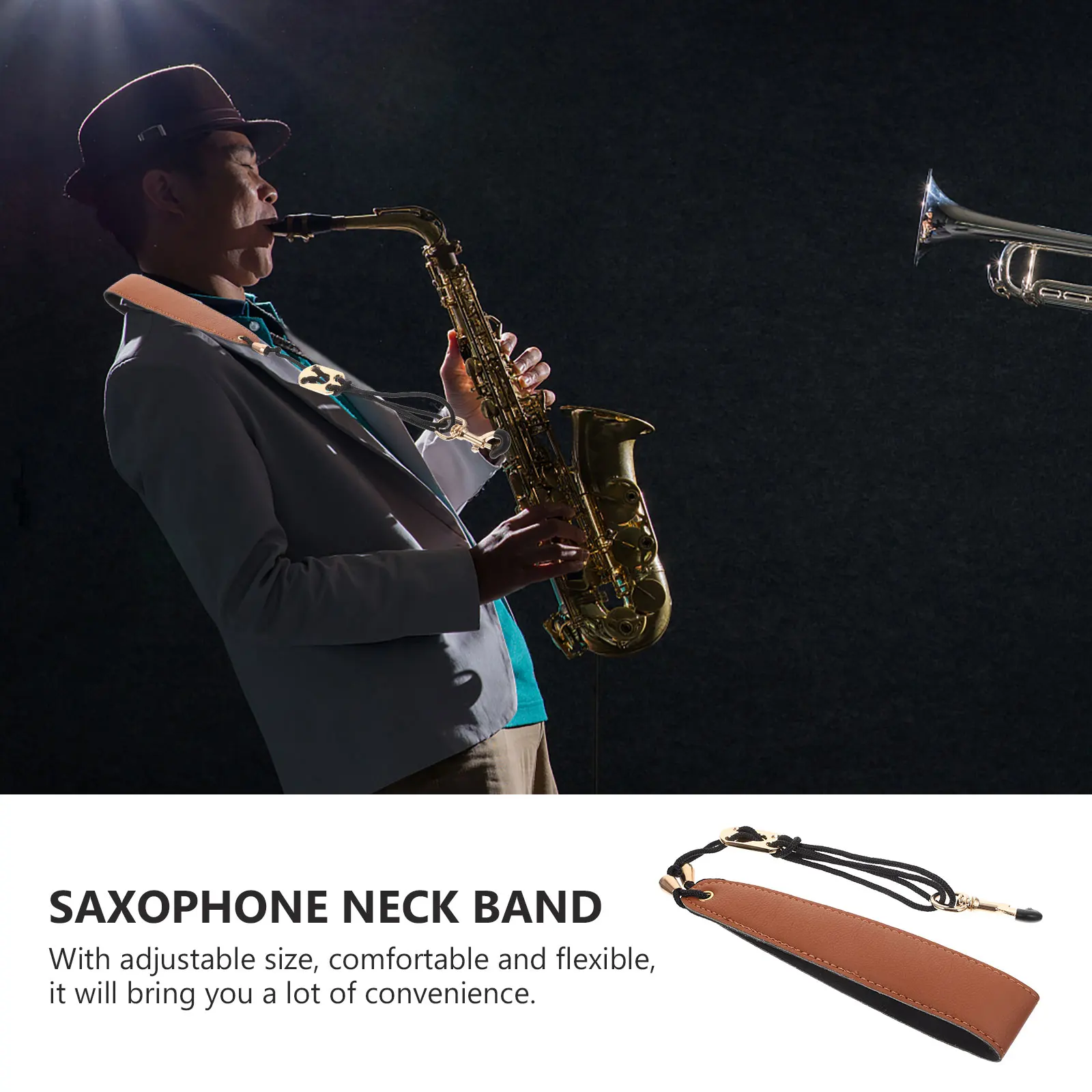 Saxophone Strap for Durable Neck Hanging Lanyard Universal Belt Harness Practical
Saxophone Strap for Durable Neck Hanging Lanyard Universal Belt Harness Practical
