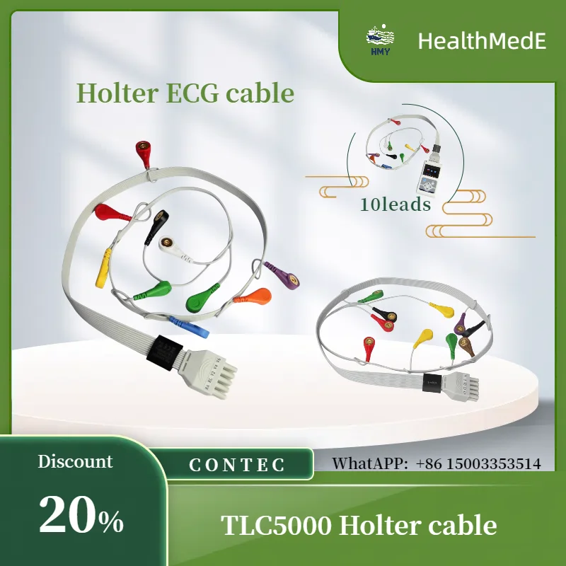 Совместимый новый кабель CONTEC TLC5000 Holter, 10 проводов IEC/AHA, кабель для записи ЭКГ
Совместимый новый кабель CONTEC TLC5000 Holter, 10 проводов IEC/AHA, кабель для записи ЭКГ