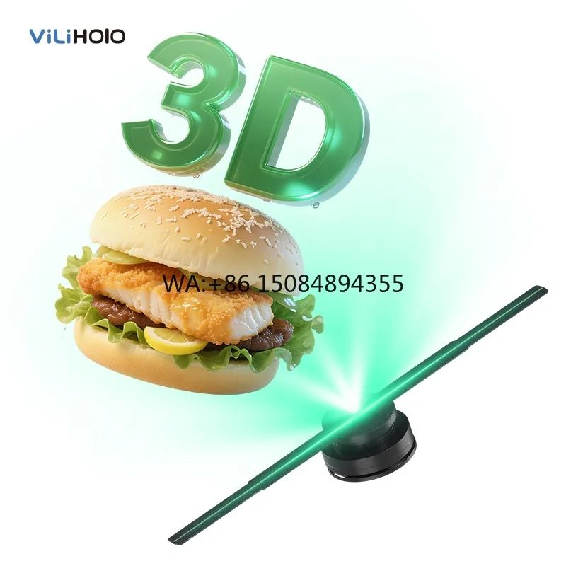 42CM High Definition 384 LED Beads Holographic Display Screen 3D Projector Fan for Outdoor Advertising Signage OEM Supply
42CM High Definition 384 LED Beads Holographic Display Screen 3D Projector Fan for Outdoor Advertising Signage OEM Supply