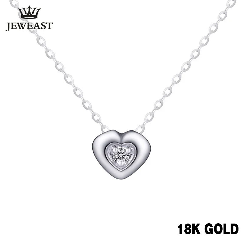 18K Gold Diamond Necklace Pendant Female Heart Lock Chain Charm Women Girl Miss Gift Genuine Party Trendy drop shipping Good New
18K Gold Diamond Necklace Pendant Female Heart Lock Chain Charm Women Girl Miss Gift Genuine Party Trendy drop shipping Good New