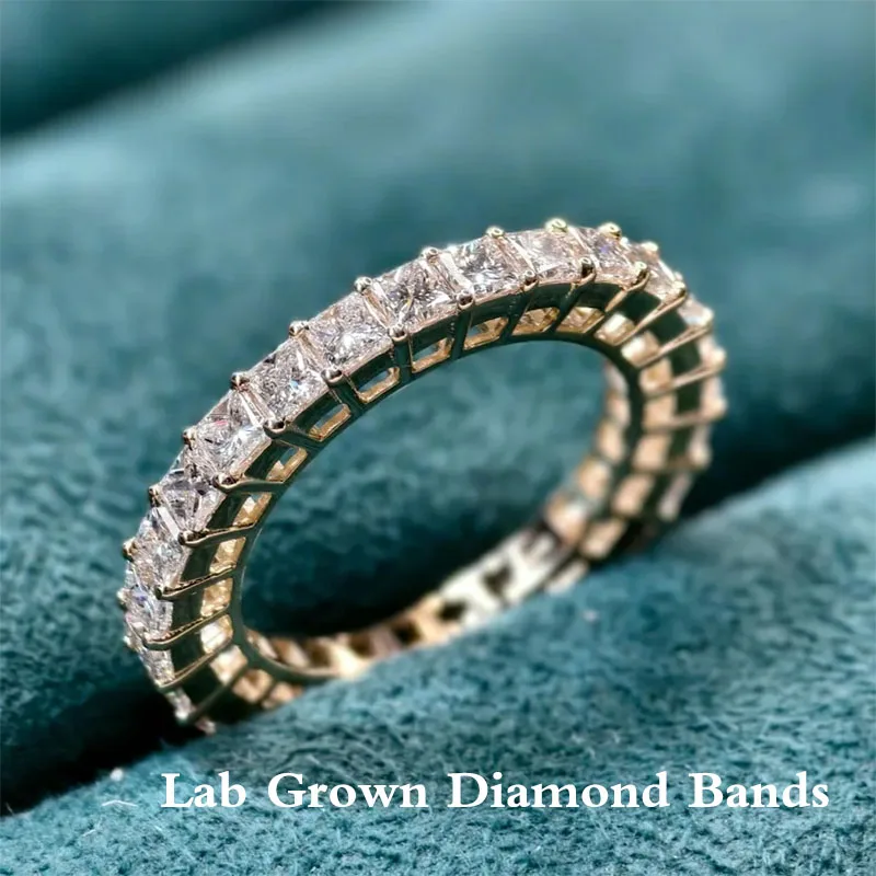 2.7TW Princess Cut EF/VS-VVS Lab Grown Diamond Band Full Diamonds Band 14K 10K Wedding Band Stackable Band Gift for Her
2.7TW Princess Cut EF/VS-VVS Lab Grown Diamond Band Full Diamonds Band 14K 10K Wedding Band Stackable Band Gift for Her