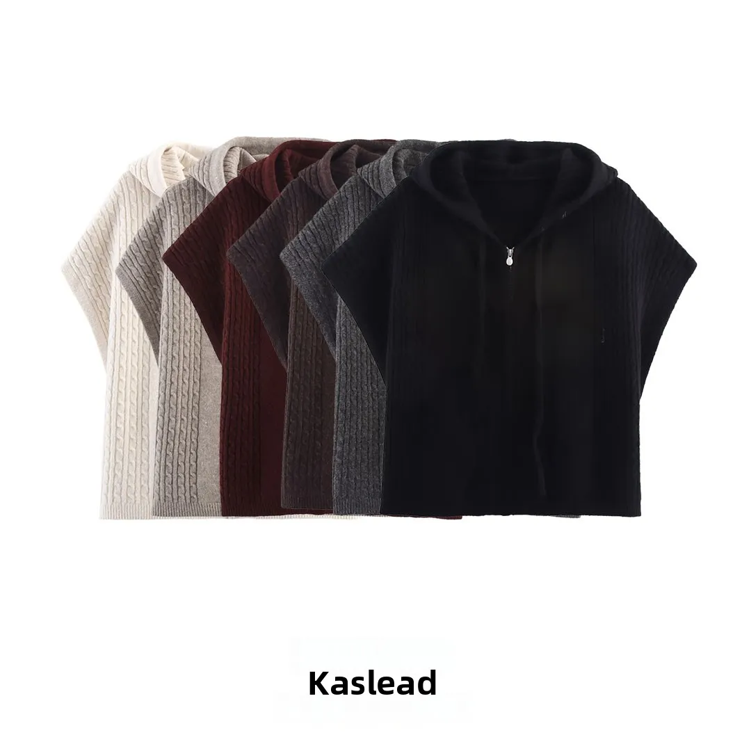 KASLEAD New Street Sle Women's Knitted Zipper Cardigan Sweater Vest ort Length Pure Color Polyester Fiber Bal Top
KASLEAD New Street Sle Women's Knitted Zipper Cardigan Sweater Vest ort Length Pure Color Polyester Fiber Bal Top