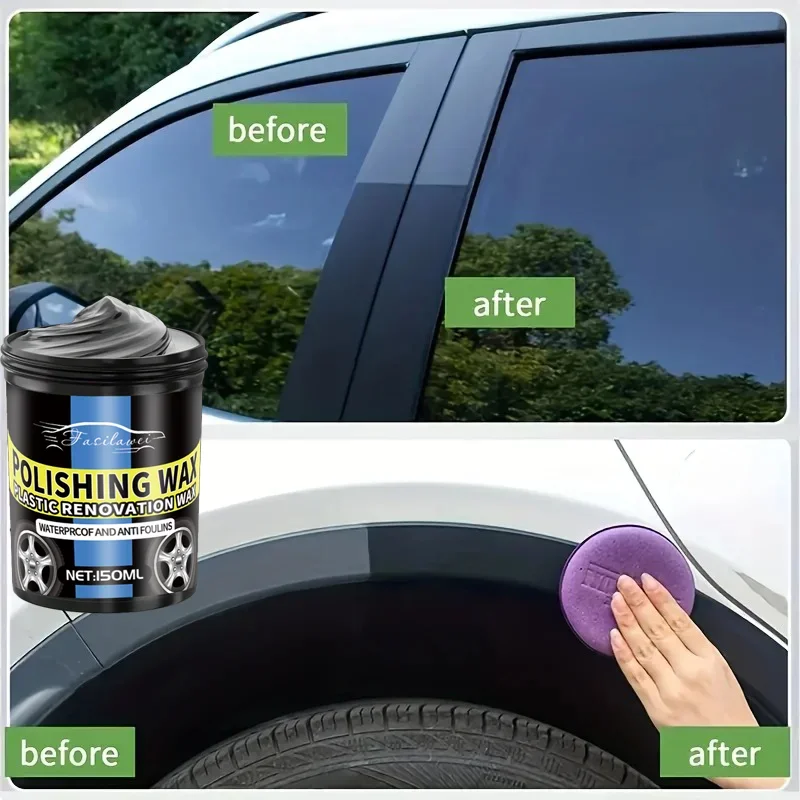 Паста для ремонта блеска шин и пластика — удаляет царапины/оксид, восстанавливает блеск шин/декора с защитой от ультрафиолета, 5-минутная фиксация
Паста для ремонта блеска шин и пластика — удаляет царапины/оксид, восстанавливает блеск шин/декора с защитой от ультрафиолета, 5-минутная фиксация