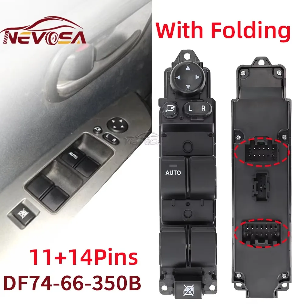 Conductor de mano izquierda para Mazda 2 M2 2007 2008 2009 2010 2011 2012 2013 2014 2015 interruptor de ventanilla eléctrica DF7
Conductor de mano izquierda para Mazda 2 M2 2007 2008 2009 2010 2011 2012 2013 2014 2015 interruptor de ventanilla eléctrica DF7