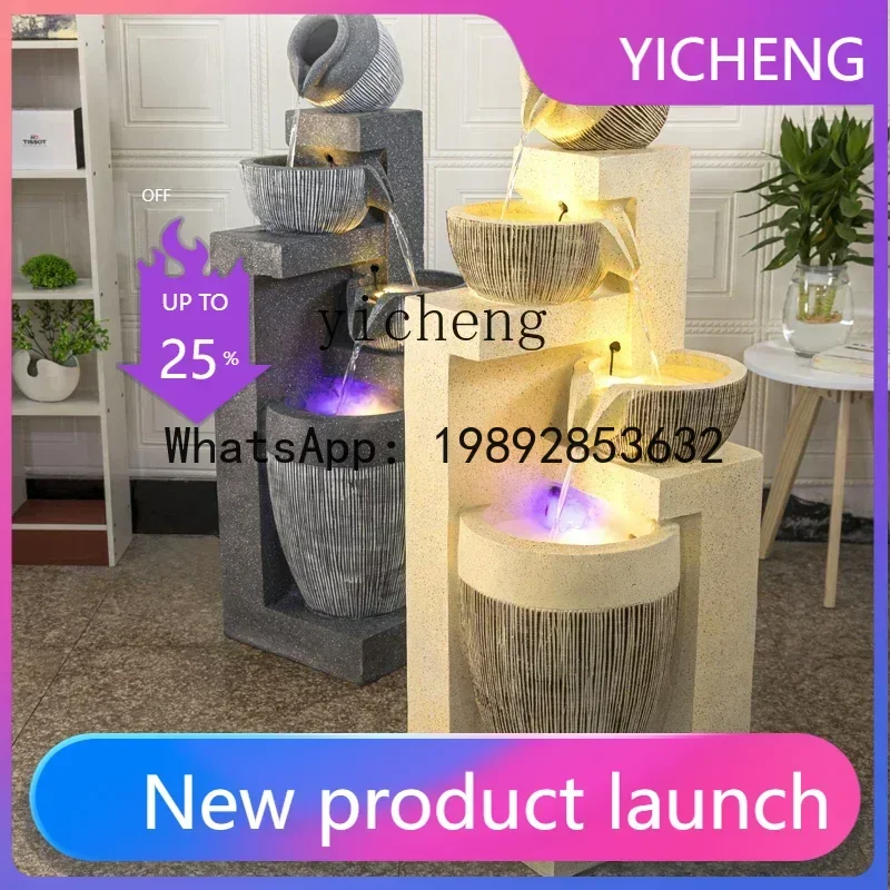 BJ living room circulating water ornament lucky landscape ceramic pot office European light luxury fish tank
BJ living room circulating water ornament lucky landscape ceramic pot office European light luxury fish tank