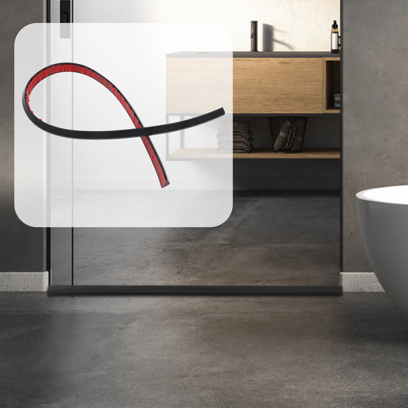 Silicone Bath Water Strip 1m Gray Shower Barrier Splash Guards for Bathroom Kitchen Floor Water Stopper
Silicone Bath Water Strip 1m Gray Shower Barrier Splash Guards for Bathroom Kitchen Floor Water Stopper