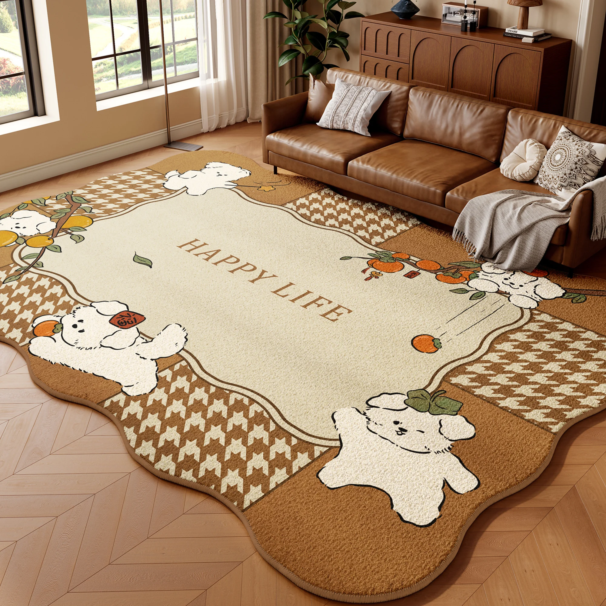 VIKAMA Cute Cartoon Light Luxury Bedroom Living Room Room Carpet Waterproof Anti-Fouling Floor Mats Home Decoration Outdoor
VIKAMA Cute Cartoon Light Luxury Bedroom Living Room Room Carpet Waterproof Anti-Fouling Floor Mats Home Decoration Outdoor