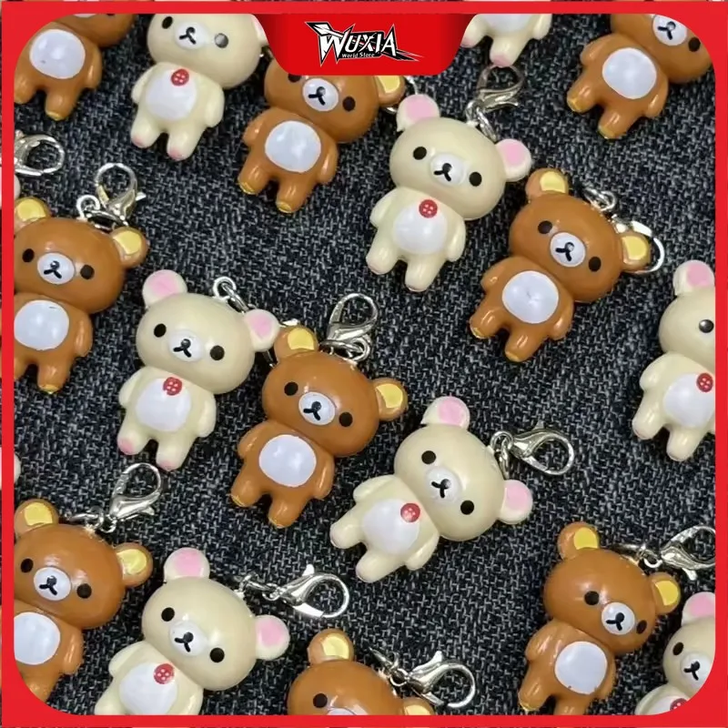Hot Kawaii Rilakkuma Easy Bear Keyrings Lazybear Doll Keychains Bag Clothing Puller Phone Rope Necklace Accessories Pendant Gift
Hot Kawaii Rilakkuma Easy Bear Keyrings Lazybear Doll Keychains Bag Clothing Puller Phone Rope Necklace Accessories Pendant Gift