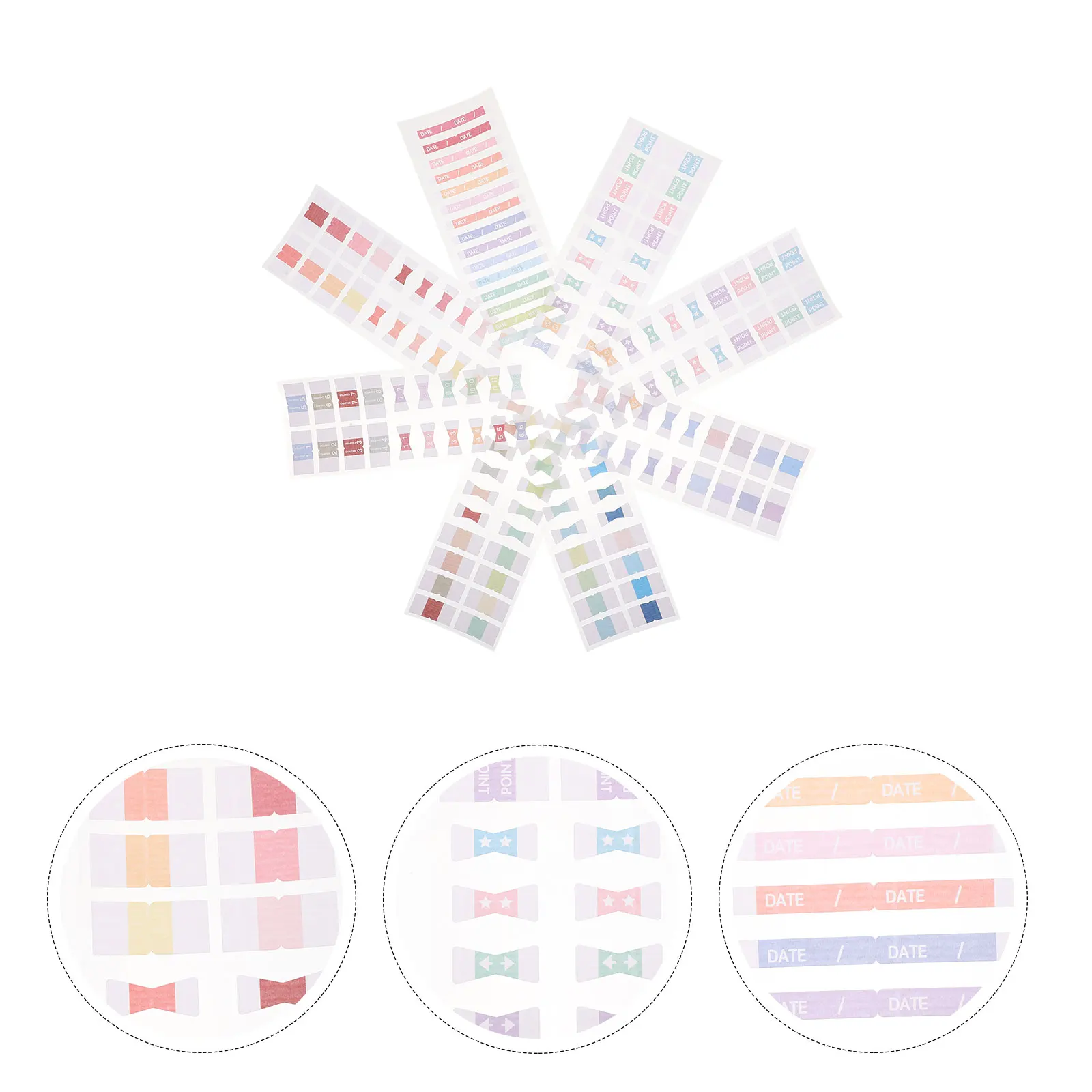 Paper Tags Sticker Set Tabs Page Label Annotating Water Corrugated Sticky Markers
Paper Tags Sticker Set Tabs Page Label Annotating Water Corrugated Sticky Markers