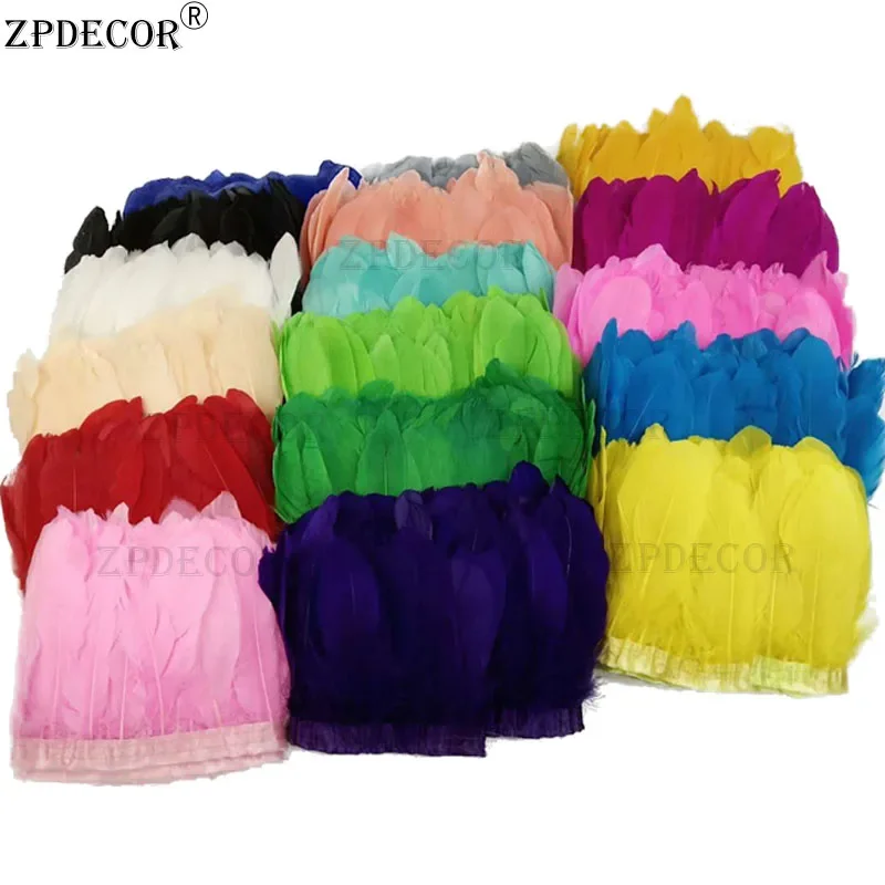 15-20cm Goose Feather Trims Dyed Geese Feathers Ribbons Goose Feather Cloth Belt DIY Decorative
15-20cm Goose Feather Trims Dyed Geese Feathers Ribbons Goose Feather Cloth Belt DIY Decorative