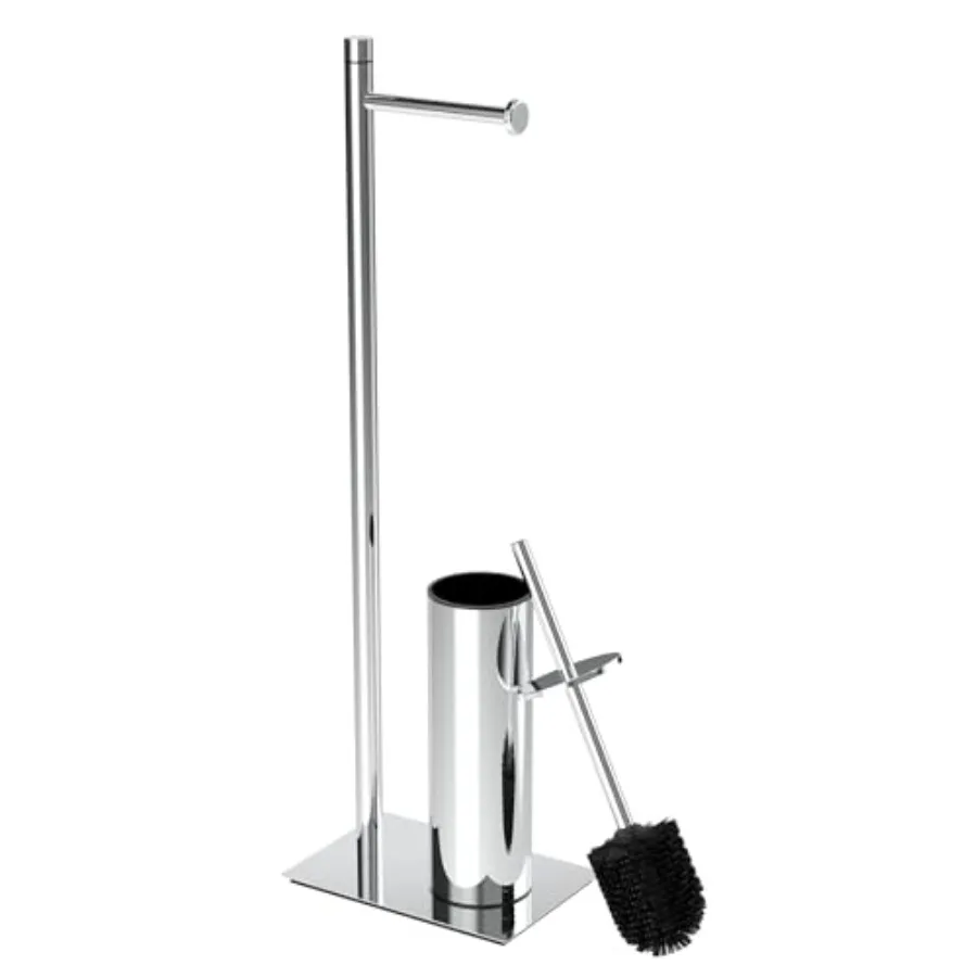 Toilet Paper Holder Stand with Toilet Brush and Holder Set, 304 Stainless Steel Bathroom Toilet Tissue Paper Roll Holder, Weigh
Toilet Paper Holder Stand with Toilet Brush and Holder Set, 304 Stainless Steel Bathroom Toilet Tissue Paper Roll Holder, Weigh