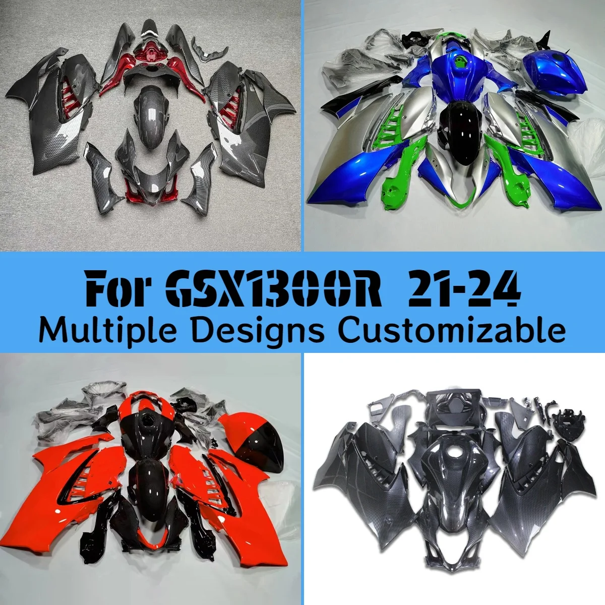 Injection Molded Fairings for GSX 1300R 2021-2024 Motorcycle ABS Injection Full Body Set Fairing Kit GSX1300R 21-24
Injection Molded Fairings for GSX 1300R 2021-2024 Motorcycle ABS Injection Full Body Set Fairing Kit GSX1300R 21-24