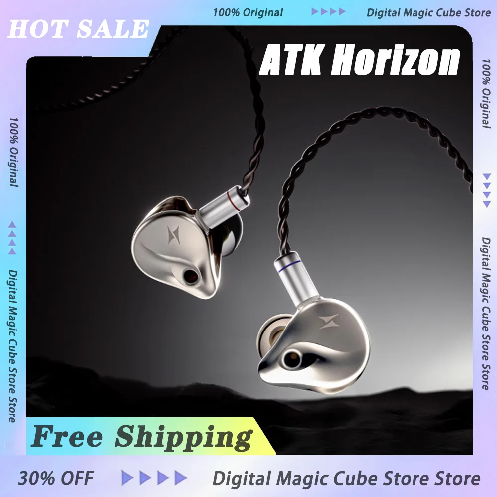 ATK Horizon Wired In Ear Gaming Headphones Hi Fi Sound Localization With Mic USB Type C DSP 384kHz 32bit DAC For E Sports Gamers
ATK Horizon Wired In Ear Gaming Headphones Hi Fi Sound Localization With Mic USB Type C DSP 384kHz 32bit DAC For E Sports Gamers