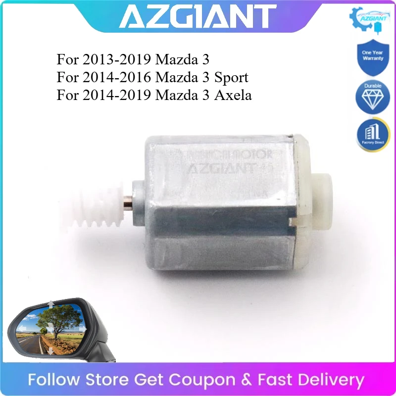 AZGIANT for 2013-2019 Mazda 3 Series Car Side Rearview Mirror Adjust Actuator Inner Motor Original Parts Replace Safe Driving
AZGIANT for 2013-2019 Mazda 3 Series Car Side Rearview Mirror Adjust Actuator Inner Motor Original Parts Replace Safe Driving
