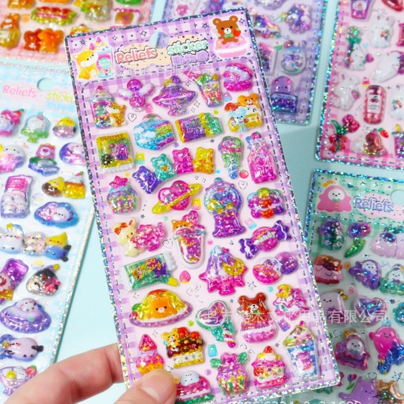 60pcs Japanese Korean Style Cartoon Animal 3D Relief Stickers For Students Stationery Decoration DIY Phone Case Material Sticker
60pcs Japanese Korean Style Cartoon Animal 3D Relief Stickers For Students Stationery Decoration DIY Phone Case Material Sticker