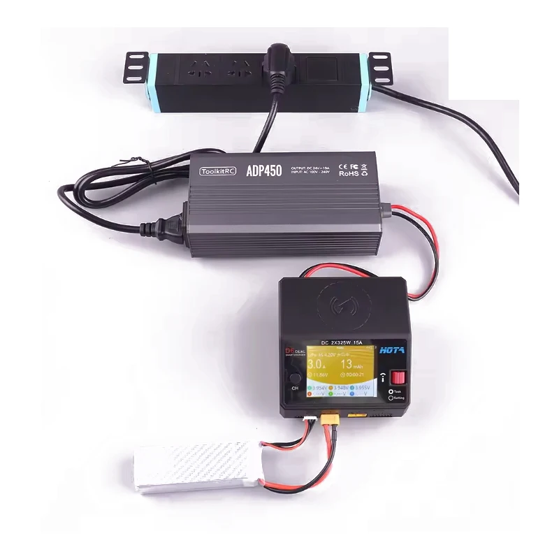 HOTA D6 Dual Smart Charger, DC 650W 15A, Max 1600mA, Built-in Micro USB, Compatible with 1-6S Lipo,LiHV,NiZn,Nicd,NiMH Batteries
HOTA D6 Dual Smart Charger, DC 650W 15A, Max 1600mA, Built-in Micro USB, Compatible with 1-6S Lipo,LiHV,NiZn,Nicd,NiMH Batteries