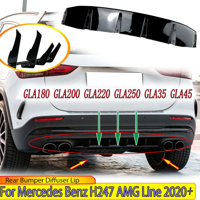Rear Bumper Diffuser Lip for Mercedes Benz H247 GLA180 GLA200 GLA220 GLA250 GLA35 GLA45 AMG Line 2020+ Refit Spoiler Body Kit
Rear Bumper Diffuser Lip for Mercedes Benz H247 GLA180 GLA200 GLA220 GLA250 GLA35 GLA45 AMG Line 2020+ Refit Spoiler Body Kit