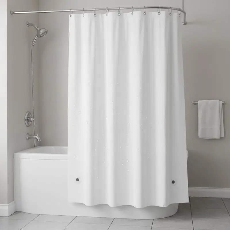 Bath Tub Protector 72 x 72 Inches For Bathroom Shower Bathtub Hotel, 8G Heavy-Weight PEVA Material 3 Bottom Magnets 12 Metal Grommets 2-Pack White Plastic Sheeting
Bath Tub Protector 72 x 72 Inches For Bathroom Shower Bathtub Hotel, 8G Heavy-Weight PEVA Material 3 Bottom Magnets 12 Metal Grommets 2-Pack White Plastic Sheeting
