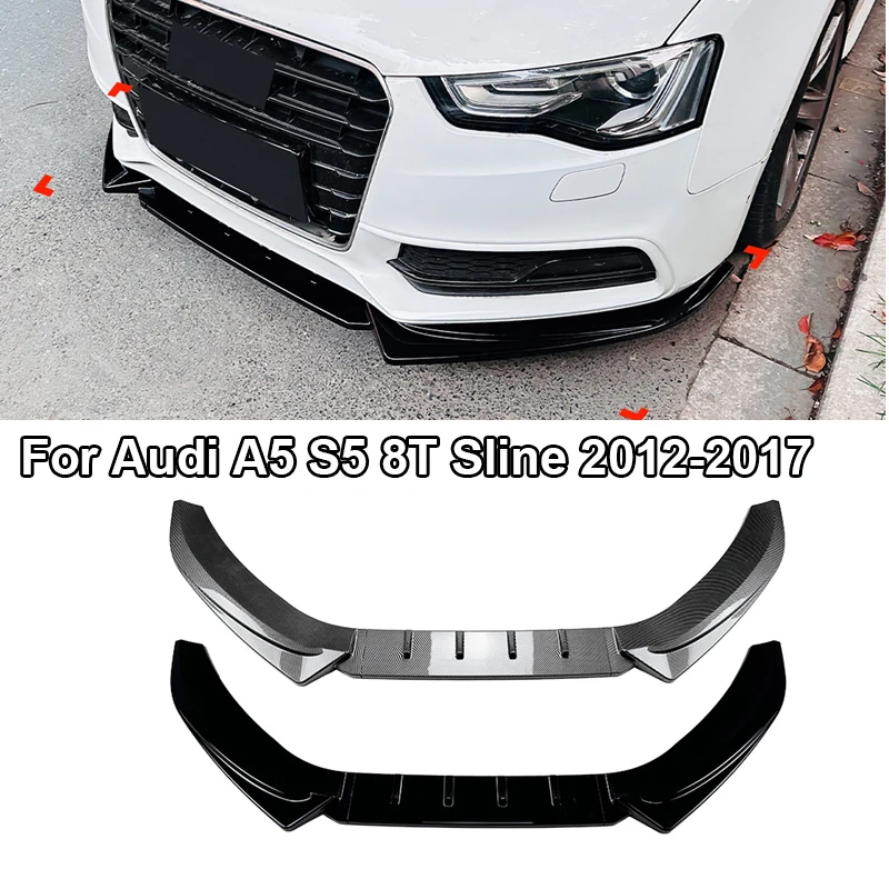 Для Audi A5 S5 8T Sline 2012-2017 глянцевый черный автомобильный передний нижний бампер, комплект кузова, сплиттер для губ, отделка Canard
Для Audi A5 S5 8T Sline 2012-2017 глянцевый черный автомобильный передний нижний бампер, комплект кузова, сплиттер для губ, отделка Canard