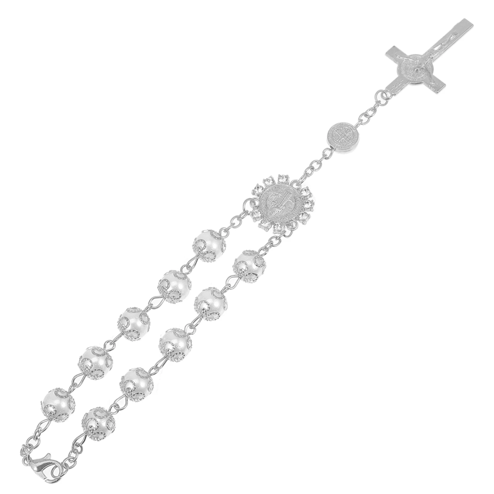 Lace Pearl For Car Mirror Hanging Glass Beads Aluminum Alloy Rosary Cross On Car Rearview Mirror Pendant
Lace Pearl For Car Mirror Hanging Glass Beads Aluminum Alloy Rosary Cross On Car Rearview Mirror Pendant
