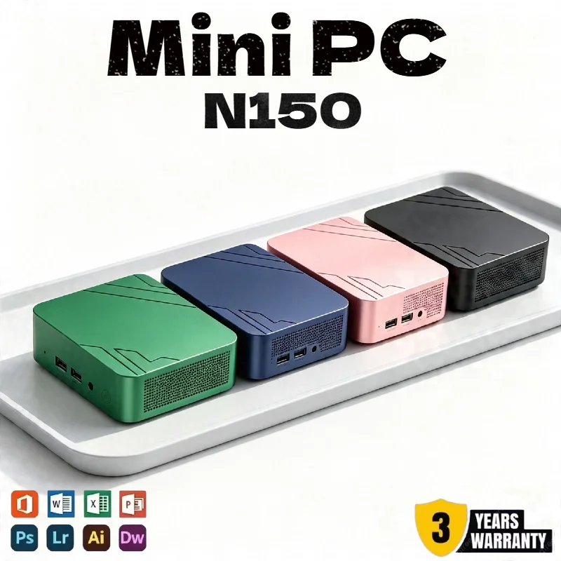 Small Pocket Mini PC Intel Core N150 16GB RAM 1TB/2TB SSD WiFi6 BT5.2 4K HD Gaming Desktop Computer
Small Pocket Mini PC Intel Core N150 16GB RAM 1TB/2TB SSD WiFi6 BT5.2 4K HD Gaming Desktop Computer