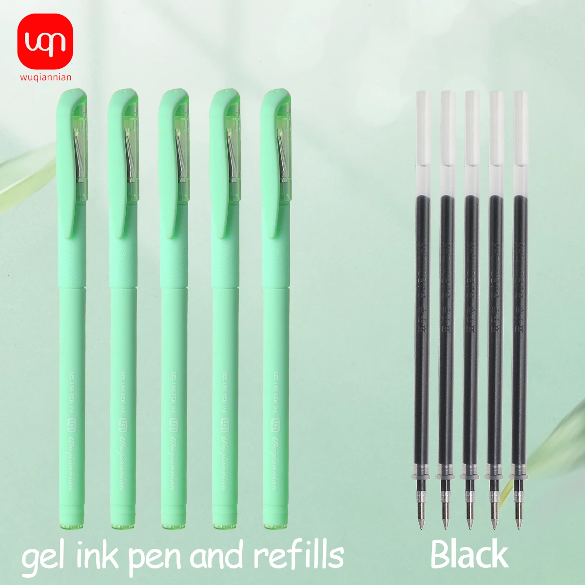 (WQN) 1/3/6 Classic Matcha Neutral pen Comfortable Holding Pen 0.5mm Nib Exam pen Business Signature Pen Calligraphy Pen Smooth
(WQN) 1/3/6 Classic Matcha Neutral pen Comfortable Holding Pen 0.5mm Nib Exam pen Business Signature Pen Calligraphy Pen Smooth