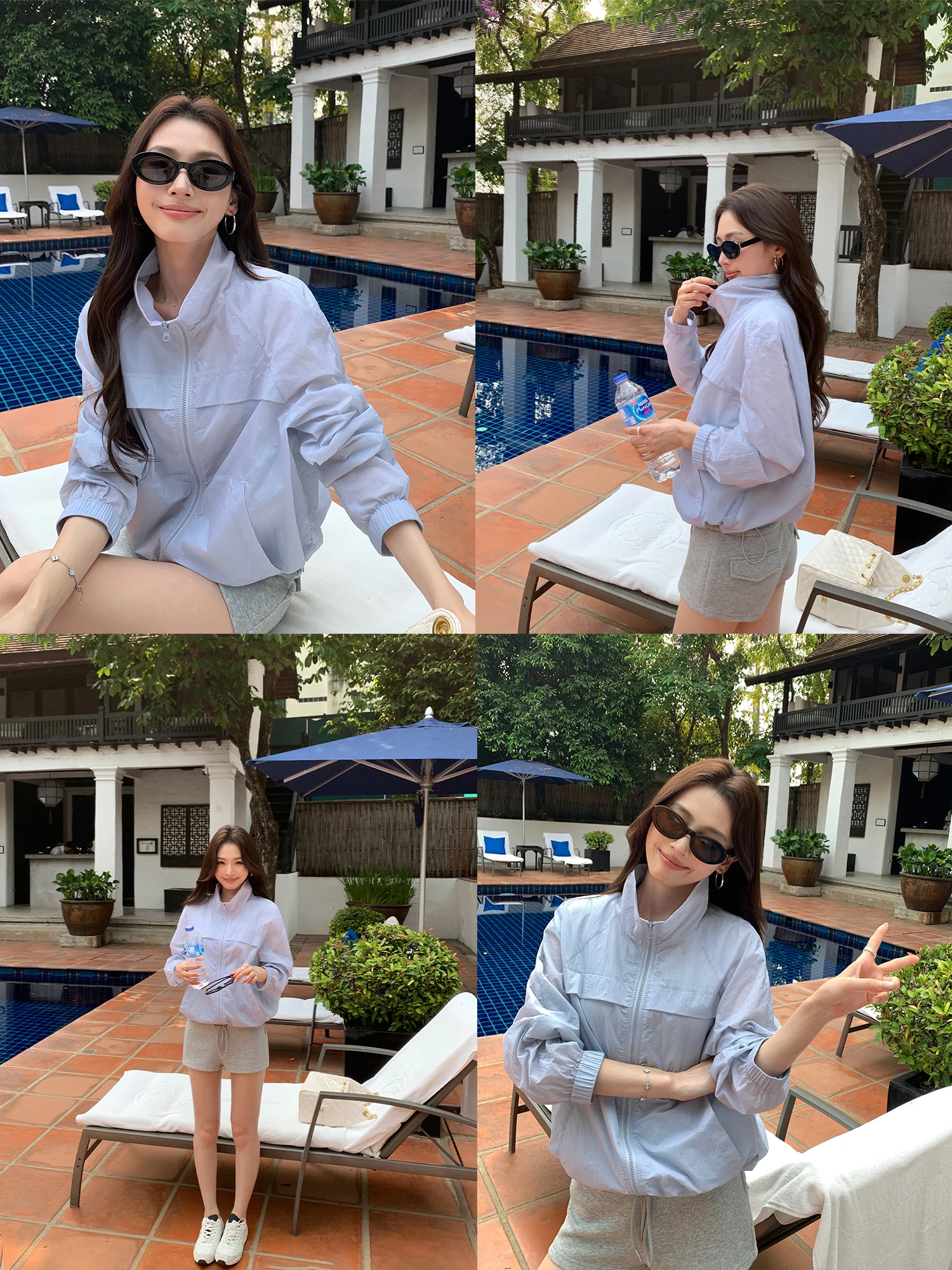 Pusumede Casual Loose Fit Long Sleeve Zipper Neck Lightweight Sun Protection Jacket Women's Fashion Summer Outerwear
Pusumede Casual Loose Fit Long Sleeve Zipper Neck Lightweight Sun Protection Jacket Women's Fashion Summer Outerwear