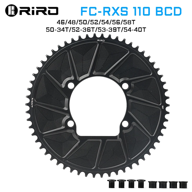 RIRO 110 BCD велосипедная звездочка 46T 48T 50T 52T 54T 56T 58T полузакрытая звездочка для шоссейного велосипеда для SHIMANO R7000 R8000 R9100 
RIRO 110 BCD велосипедная звездочка 46T 48T 50T 52T 54T 56T 58T полузакрытая звездочка для шоссейного велосипеда для SHIMANO R7000 R8000 R9100