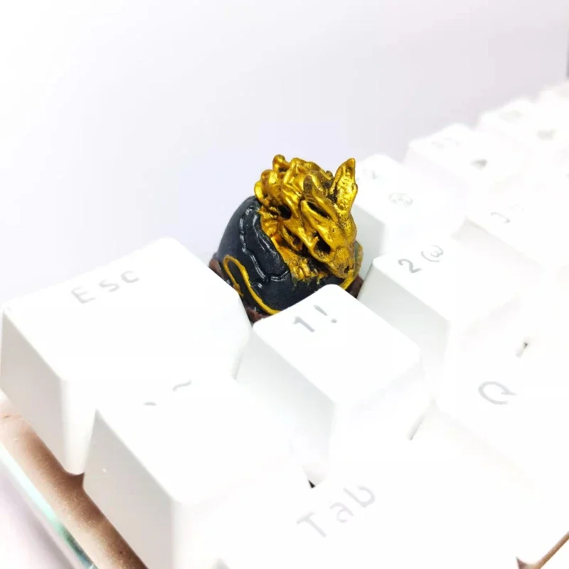 Original Mechanical Keyboard Keycaps Personality Light Transmission Resin Keycap Delicate Craft Dragon Bone ESC Keycap Custom
Original Mechanical Keyboard Keycaps Personality Light Transmission Resin Keycap Delicate Craft Dragon Bone ESC Keycap Custom