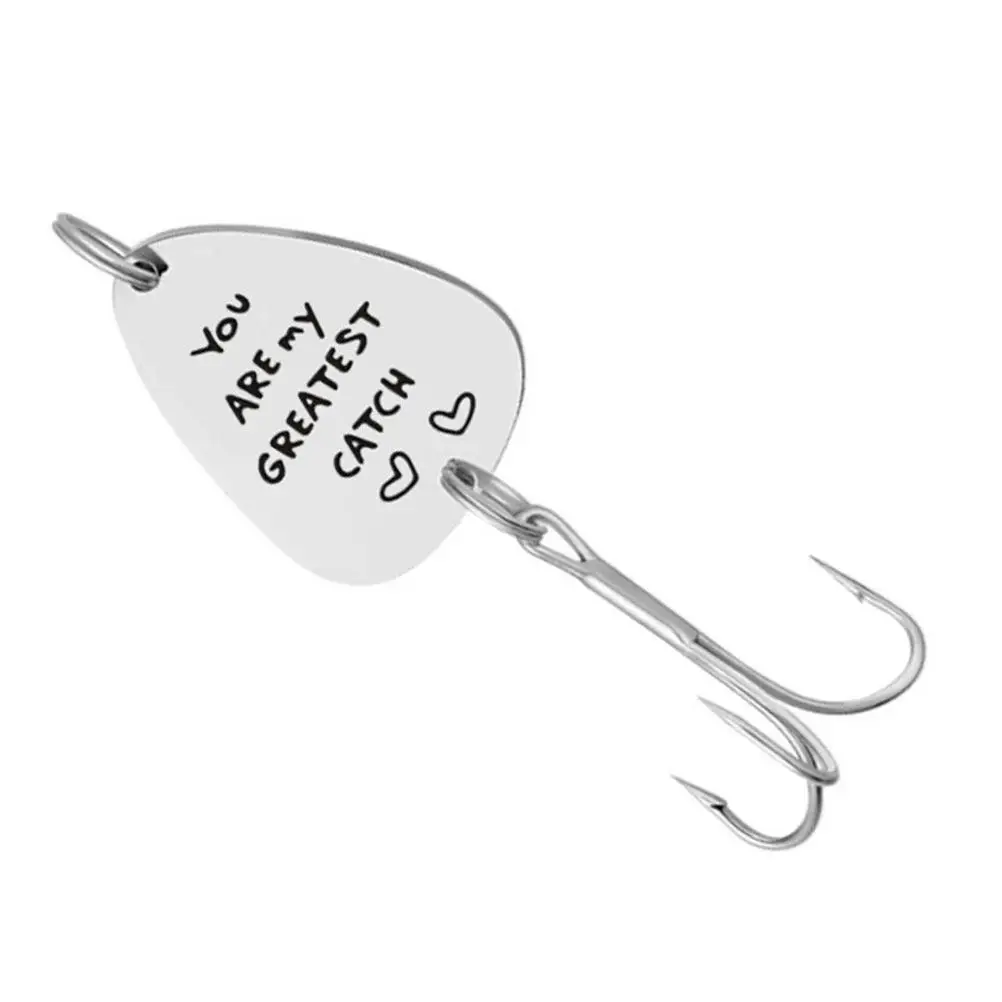Stainless Steel Fishing Hook Engraved You Are My Greatest Catch Gift for Fisherman Fathers Day Lure Personalized Key Chain
Stainless Steel Fishing Hook Engraved You Are My Greatest Catch Gift for Fisherman Fathers Day Lure Personalized Key Chain