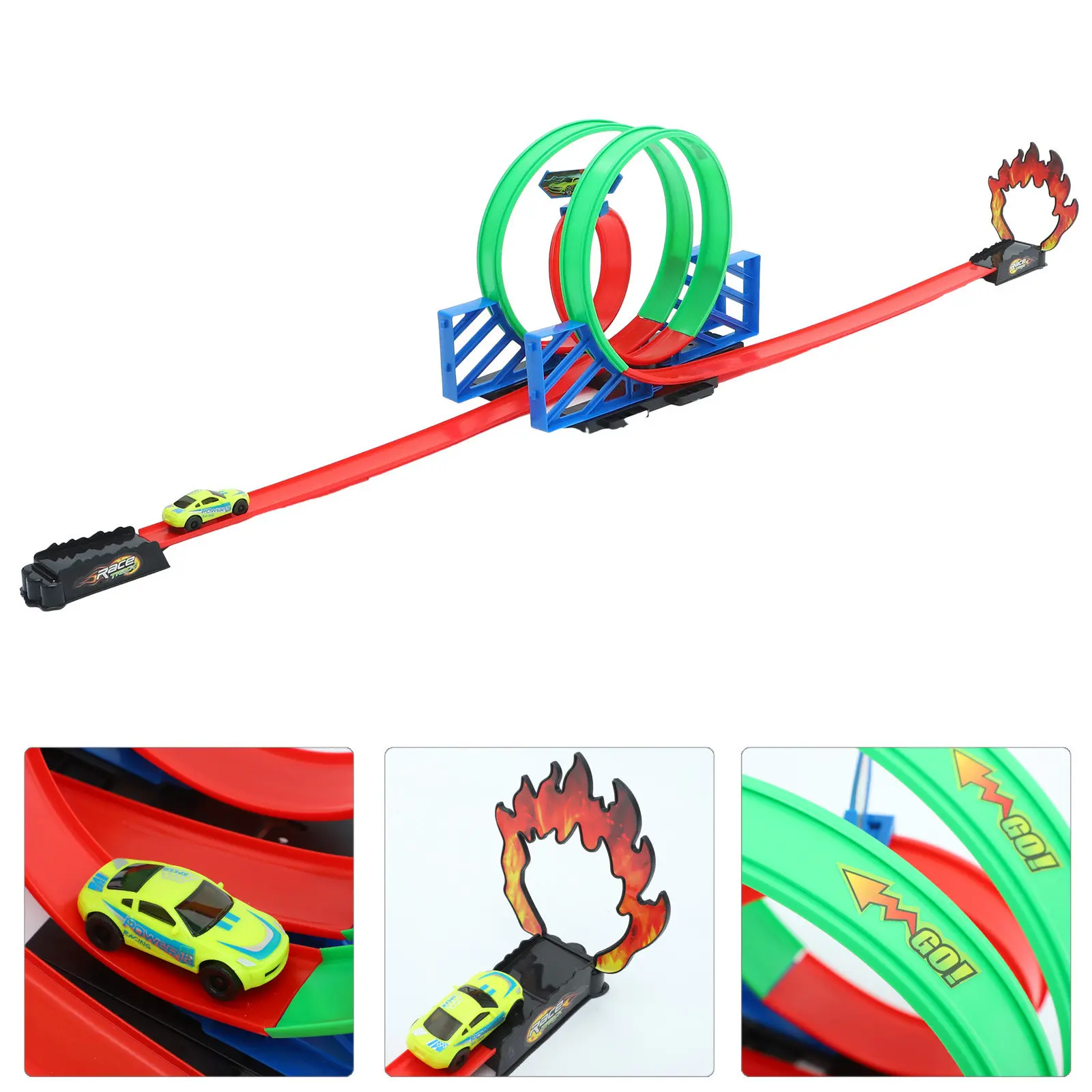 1Set High Speed Inertia Car Mini Pull-Back Racing Vehicle Educational Track Playset Safe for Kids Inertia Car Track Racing Toy
1Set High Speed Inertia Car Mini Pull-Back Racing Vehicle Educational Track Playset Safe for Kids Inertia Car Track Racing Toy