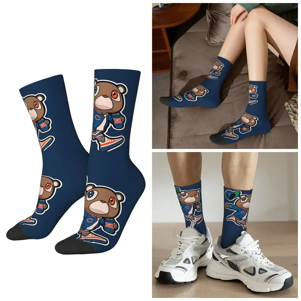 All Seasons Kanye West Dropout Bear Chicago Vintage Graduation Socks Harajuku Sport Middle Tube Socks Super Soft Stockings
All Seasons Kanye West Dropout Bear Chicago Vintage Graduation Socks Harajuku Sport Middle Tube Socks Super Soft Stockings