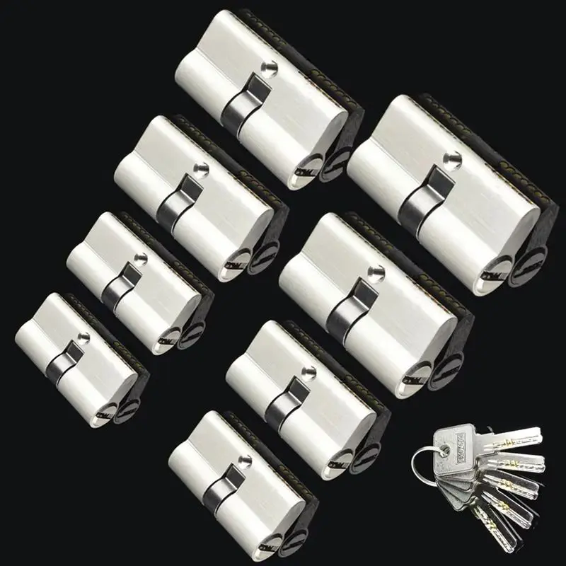 1PCS Solid Brass European Mortise Door Lock Cylinder Security Anti-theft Double Open Door Lock Core Lock Gall Repair Parts+5 Key
1PCS Solid Brass European Mortise Door Lock Cylinder Security Anti-theft Double Open Door Lock Core Lock Gall Repair Parts+5 Key