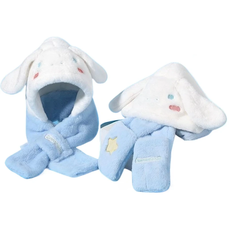 Детская Слитная Шапка-шарф Sanrio, креативная милая форма, зимний плюшевый теплый мультяшный слитный шарф на шею
Детская Слитная Шапка-шарф Sanrio, креативная милая форма, зимний плюшевый теплый мультяшный слитный шарф на шею