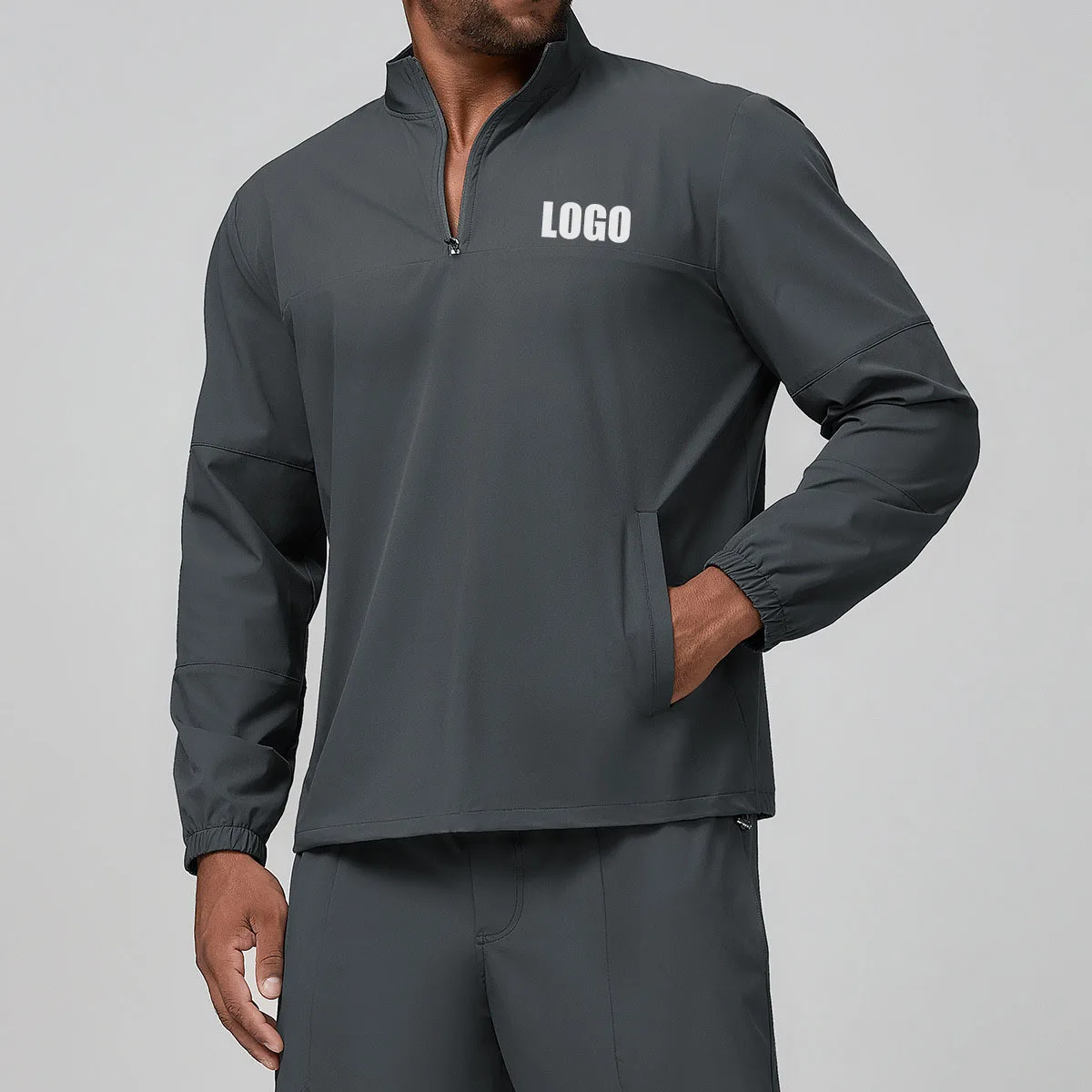 Customized LOGO Men's Stand-Up Collar Sports Casual Zipper Long Sleeve Golf Outdoor Hiking Thin Jacket
Customized LOGO Men's Stand-Up Collar Sports Casual Zipper Long Sleeve Golf Outdoor Hiking Thin Jacket