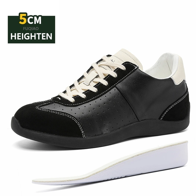 Туфли-лифты унисекс из воловьей кожи, увеличивающие рост скрытого каблука 5 см, балетки в немецком стиле, удобные повседневные кроссовки
Туфли-лифты унисекс из воловьей кожи, увеличивающие рост скрытого каблука 5 см, балетки в немецком стиле, удобные повседневные кроссовки