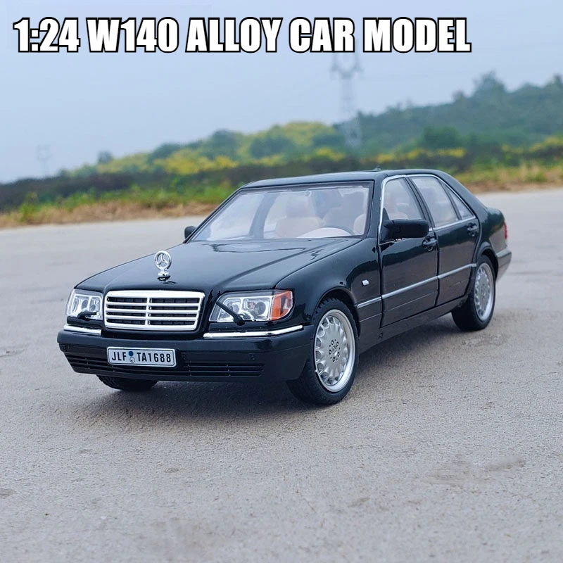 Масштабная модель автомобиля 1:24 W140 320SEL, классический автомобиль, имитация, литой металлический сплав, со звуком и светом, коллекционная, детская игрушка, подарок
Масштабная модель автомобиля 1:24 W140 320SEL, классический автомобиль, имитация, литой металлический сплав, со звуком и светом, коллекционная, детская игрушка, подарок