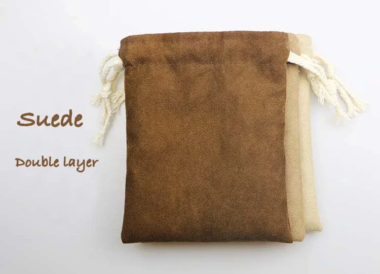 Wholesale 50pcs Suede Drawstring Bag Jewelry Pouch Double-Layer Bags Flannelette Suede Jewlery Velvet Packing Gift Pouch 14x18cm
Wholesale 50pcs Suede Drawstring Bag Jewelry Pouch Double-Layer Bags Flannelette Suede Jewlery Velvet Packing Gift Pouch 14x18cm